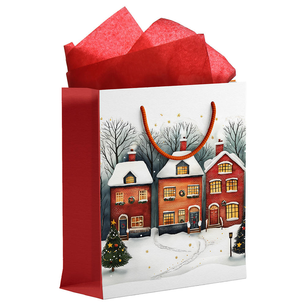 Image Christmas Gift Bag, Small Size (7'' L x 9'' H) – Christmas Homes